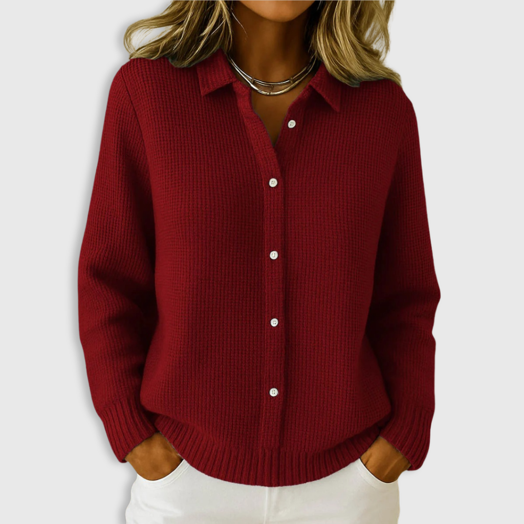 Ivy | Classic Knit Button Cardigan