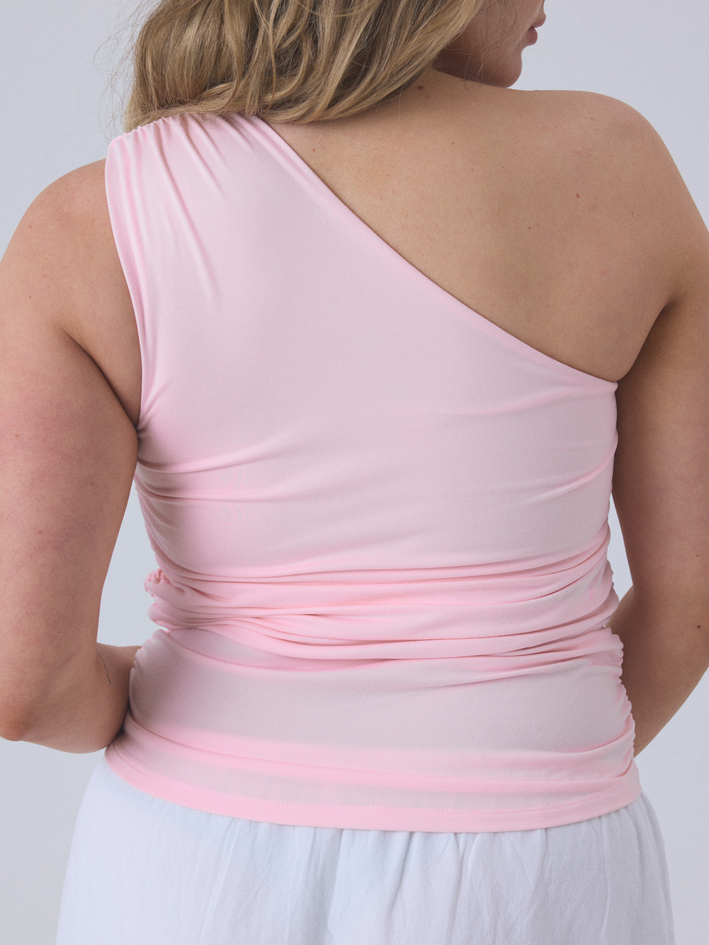 Ruched One Shoulder