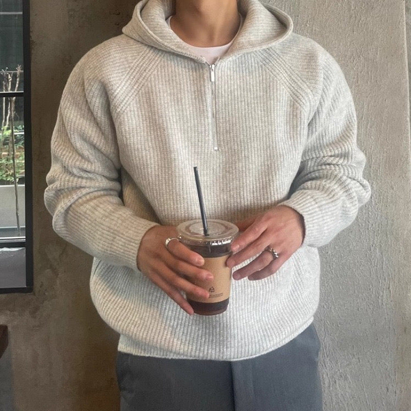 SEMI ZIP HOODIE