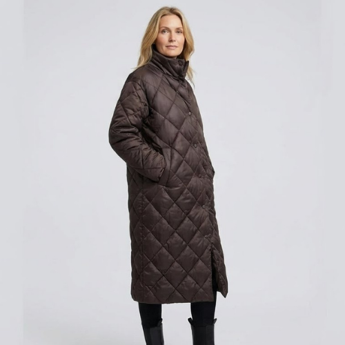 Lizzy | Quilted Mid Coat