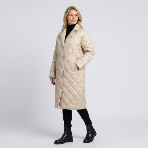 Lizzy | Quilted Mid Coat