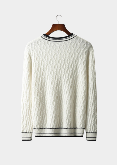 NOBA WOOL JACQUARD CREWNECK