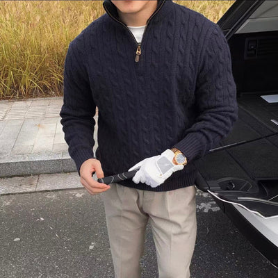 ZIPPED SWEATER