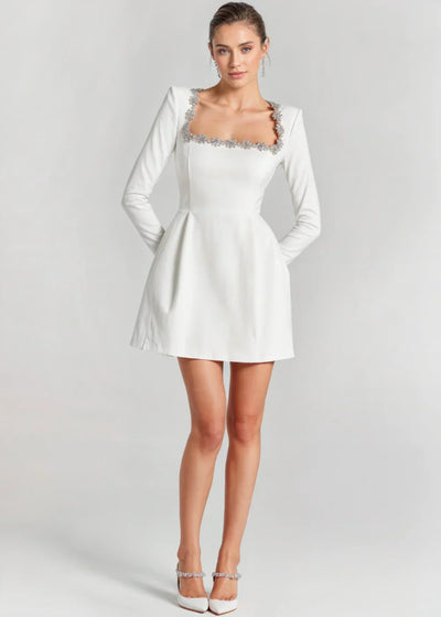 Maren - Classic Velvet Mini Dress