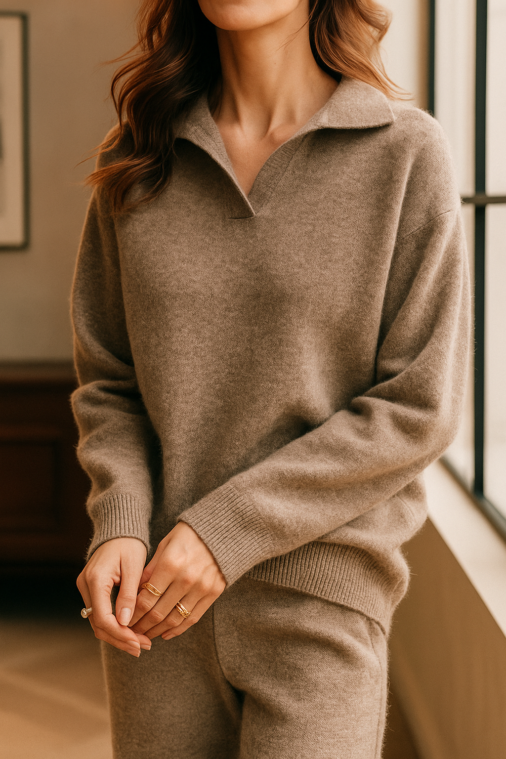 Christina | Polo Knit Set