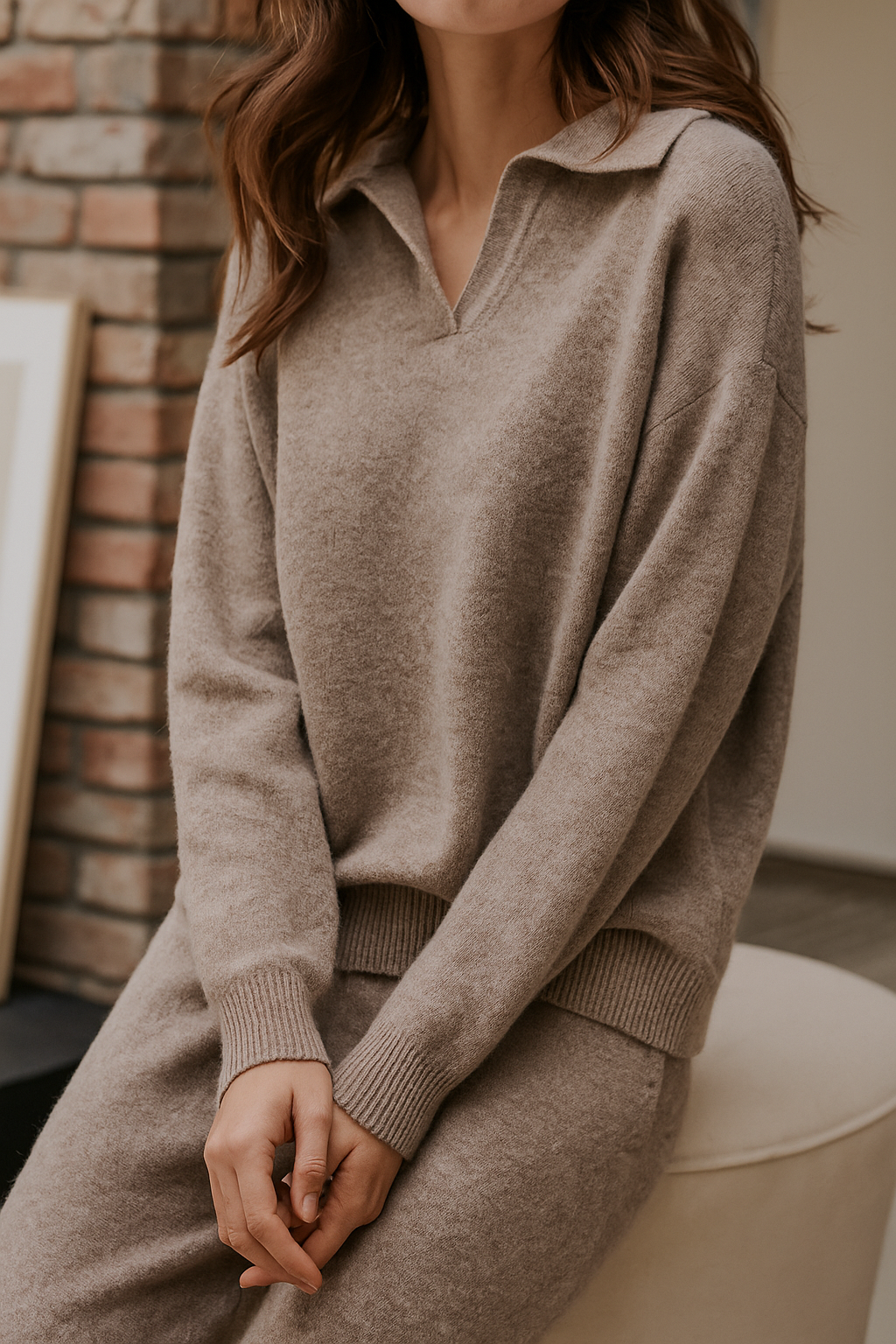 Christina | Polo Knit Set