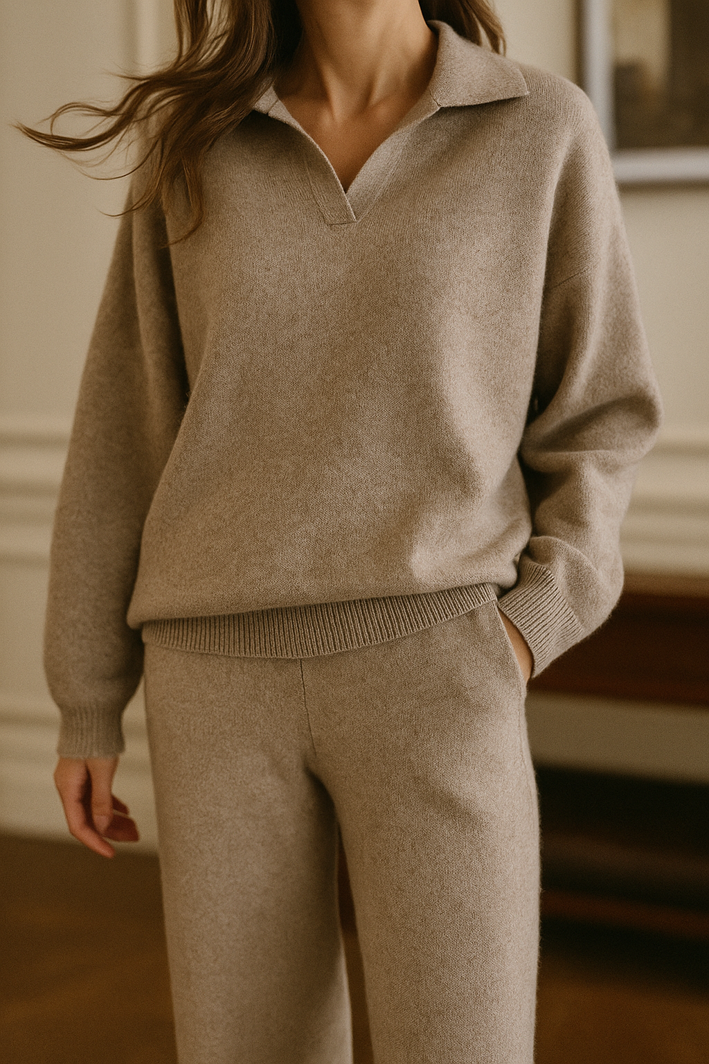 Christina | Polo Knit Set