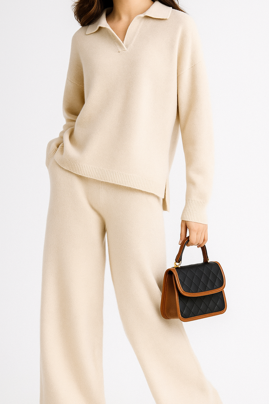 Christina | Polo Knit Set