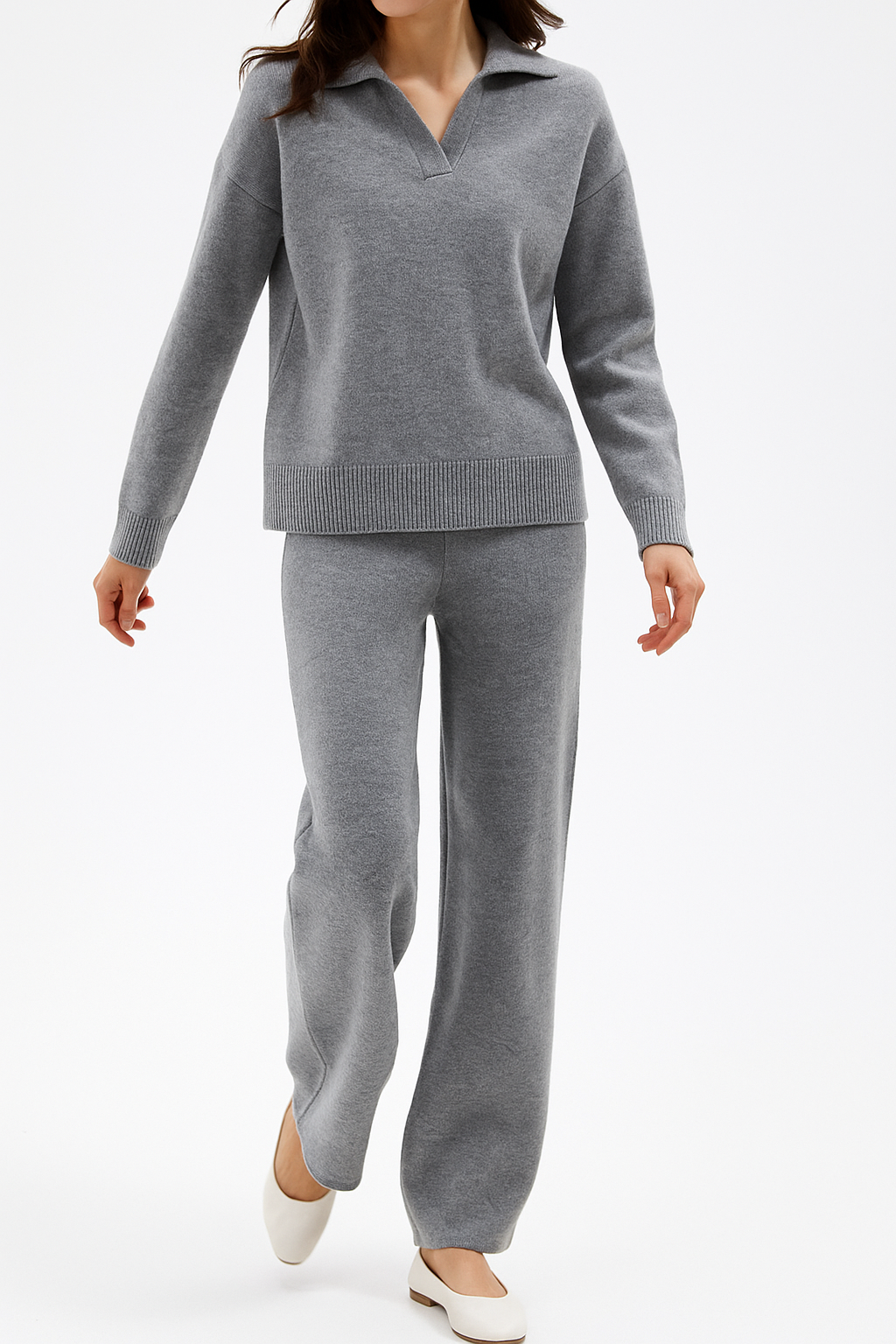 Christina | Polo Knit Set