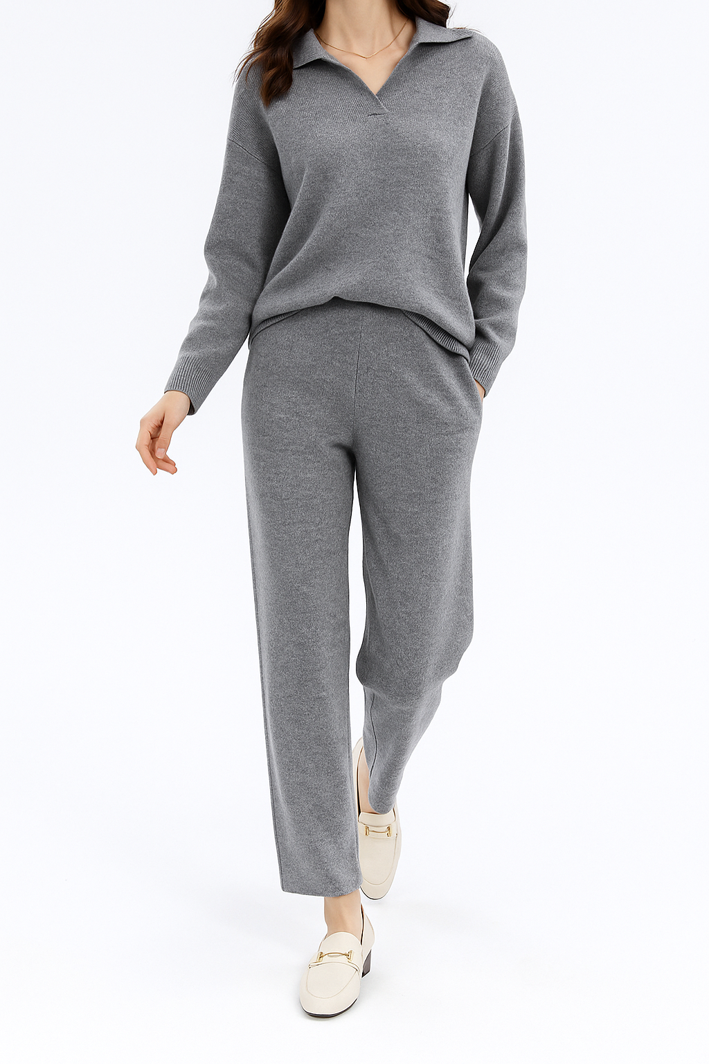 Christina | Polo Knit Set