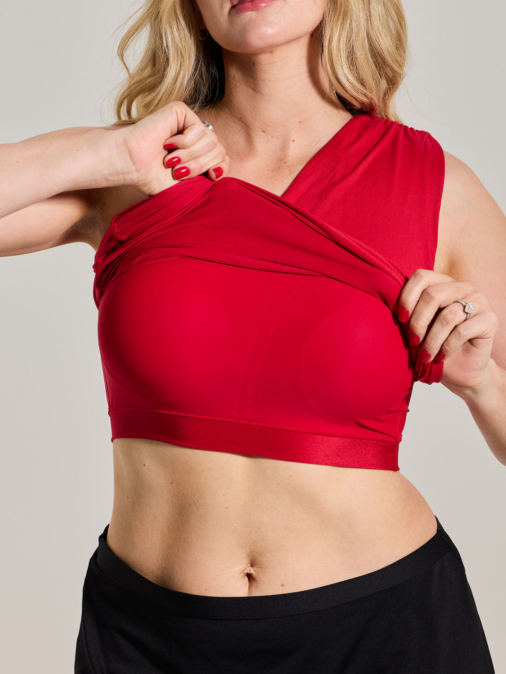 Ruched One Shoulder