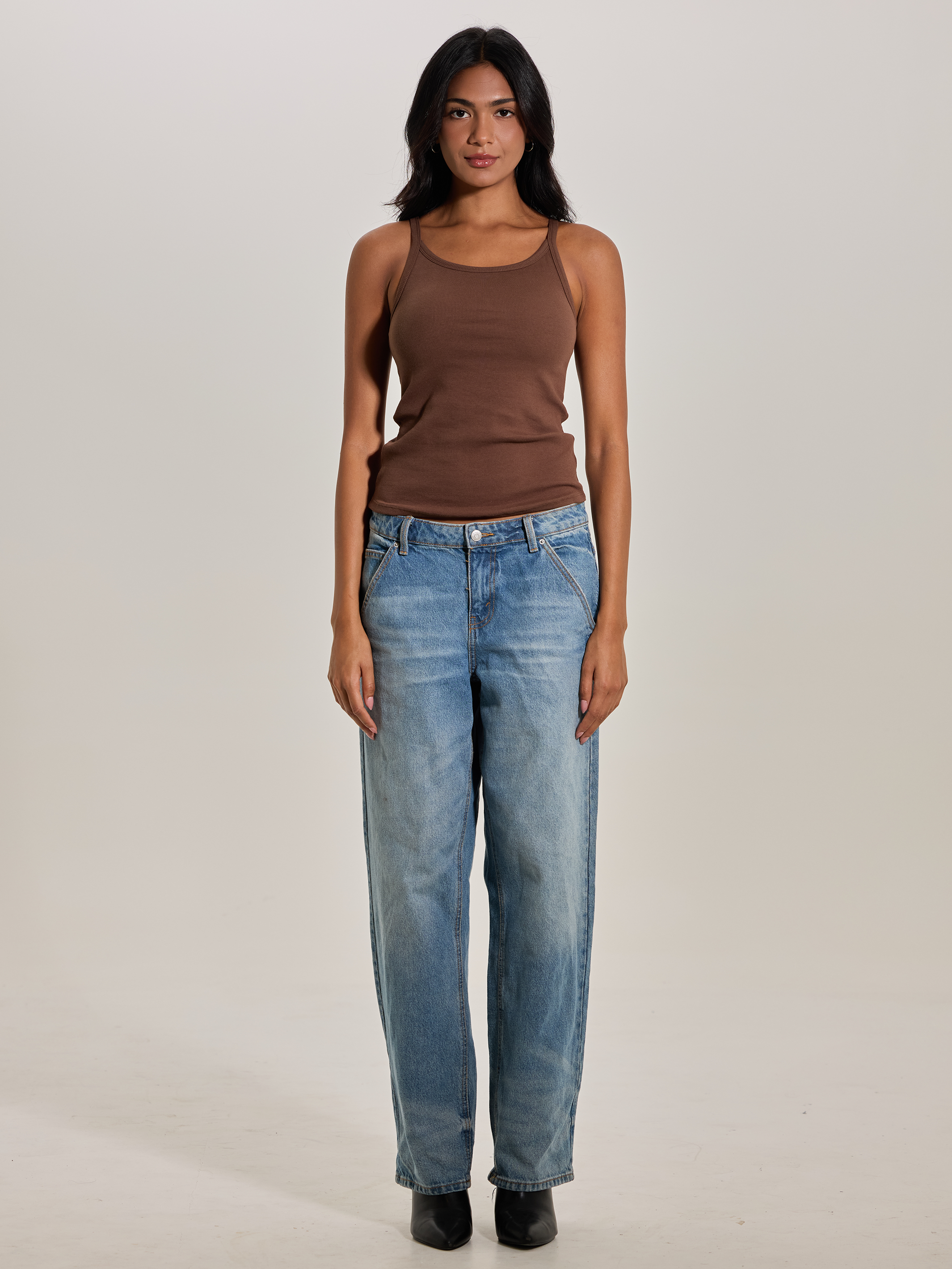 Ribbed Cotton Brami Full Length