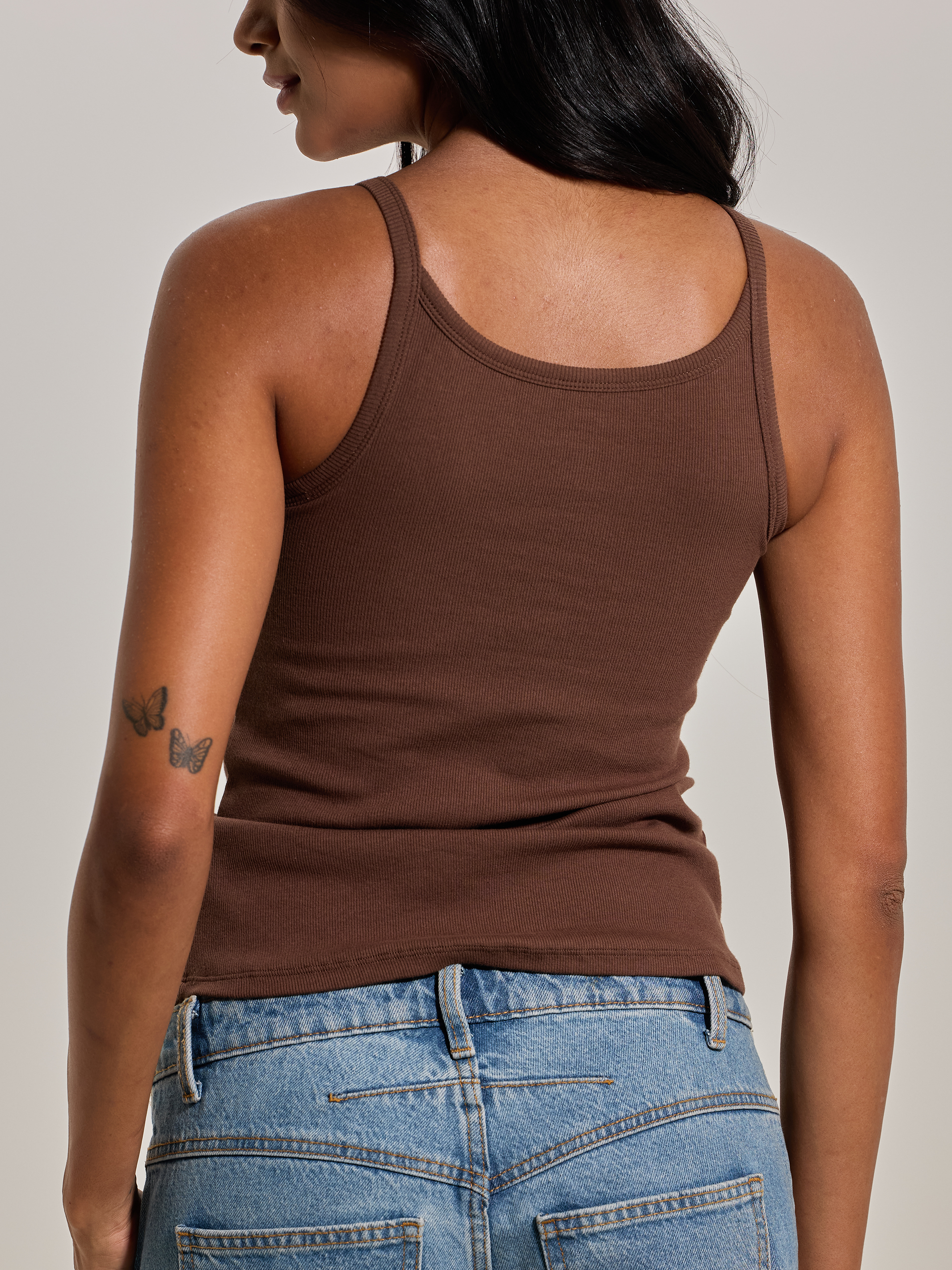 Ribbed Cotton Brami Full Length