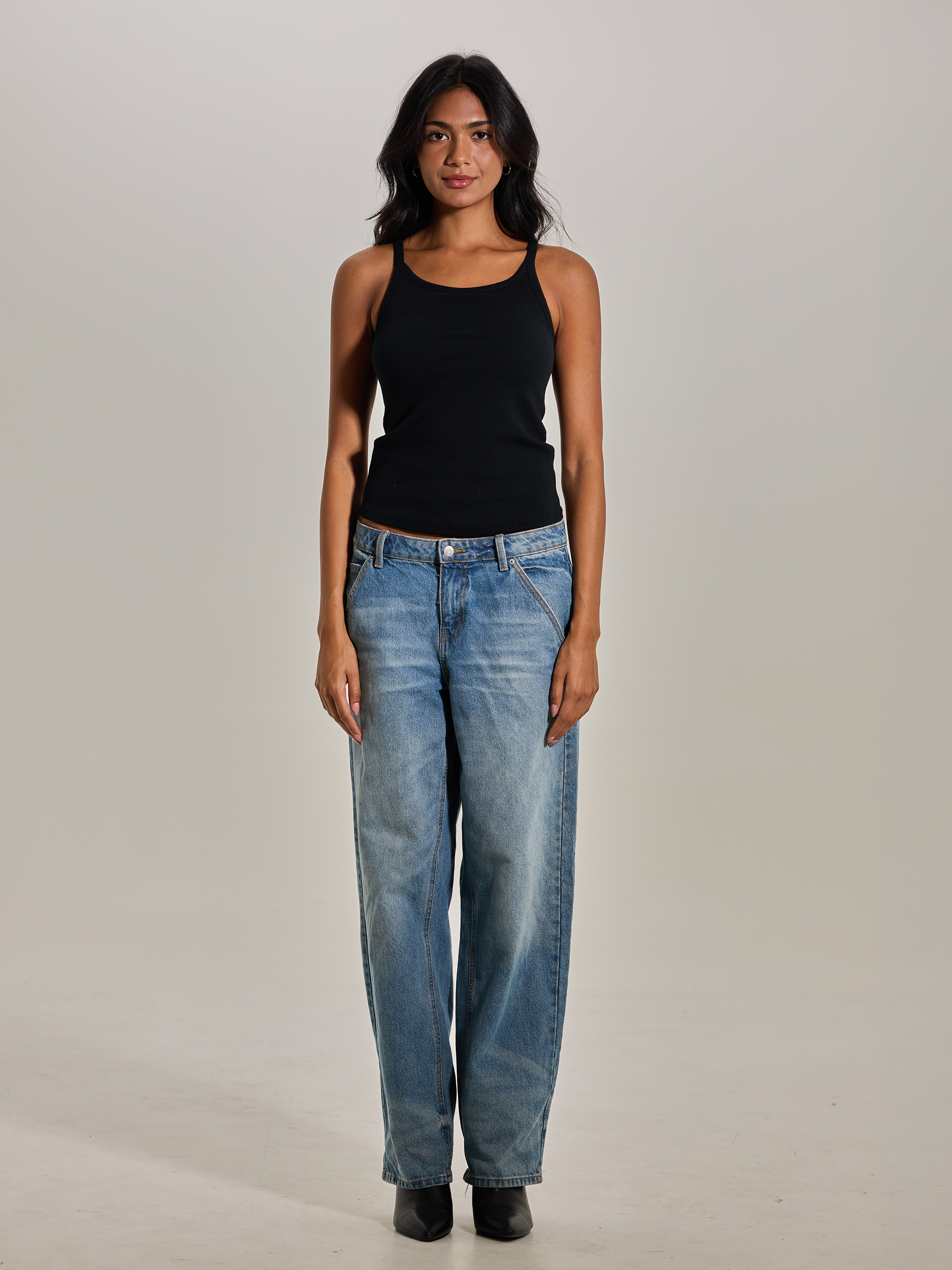 Ribbed Cotton Brami Full Length