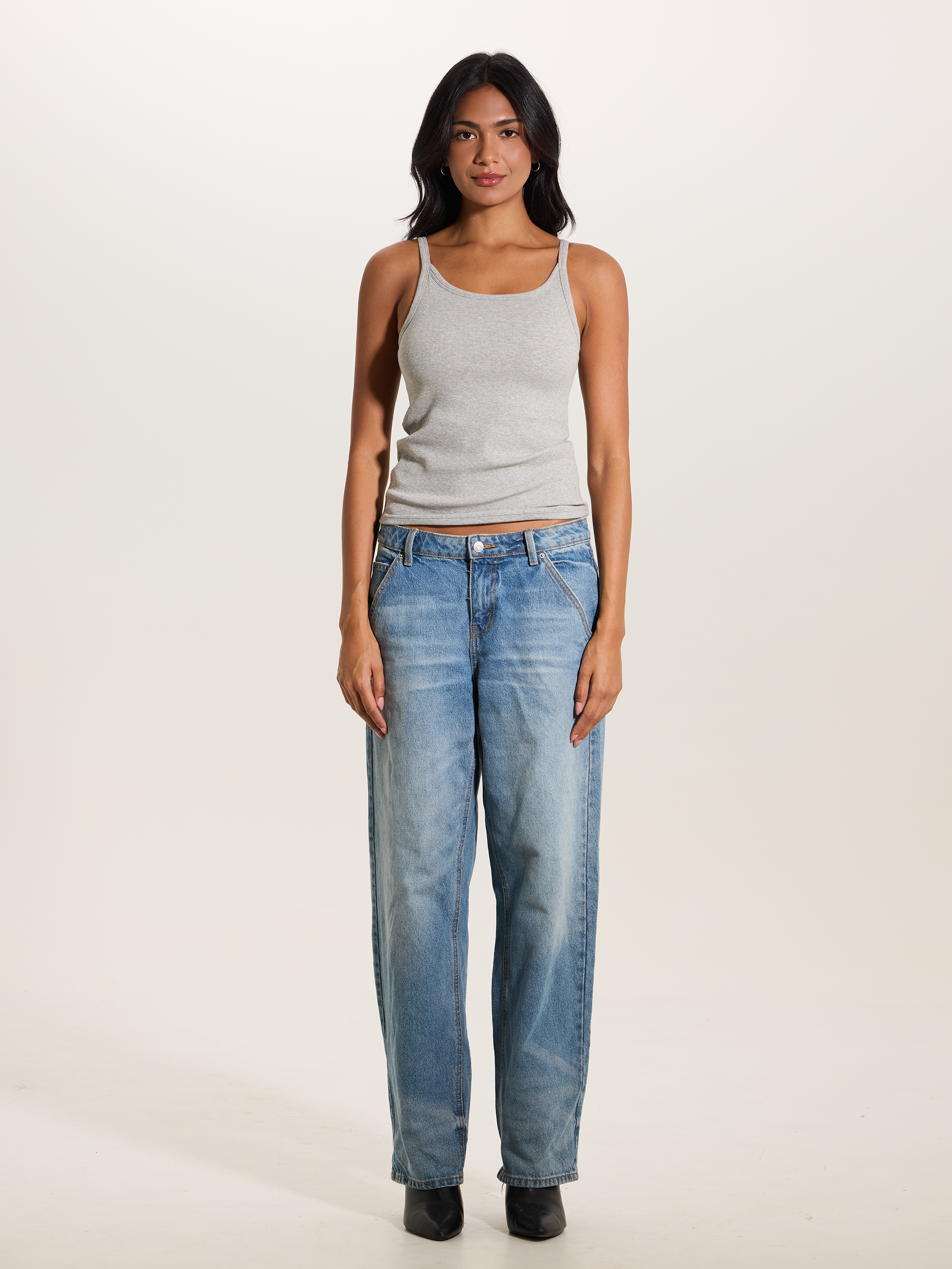 Ribbed Cotton Brami Full Length
