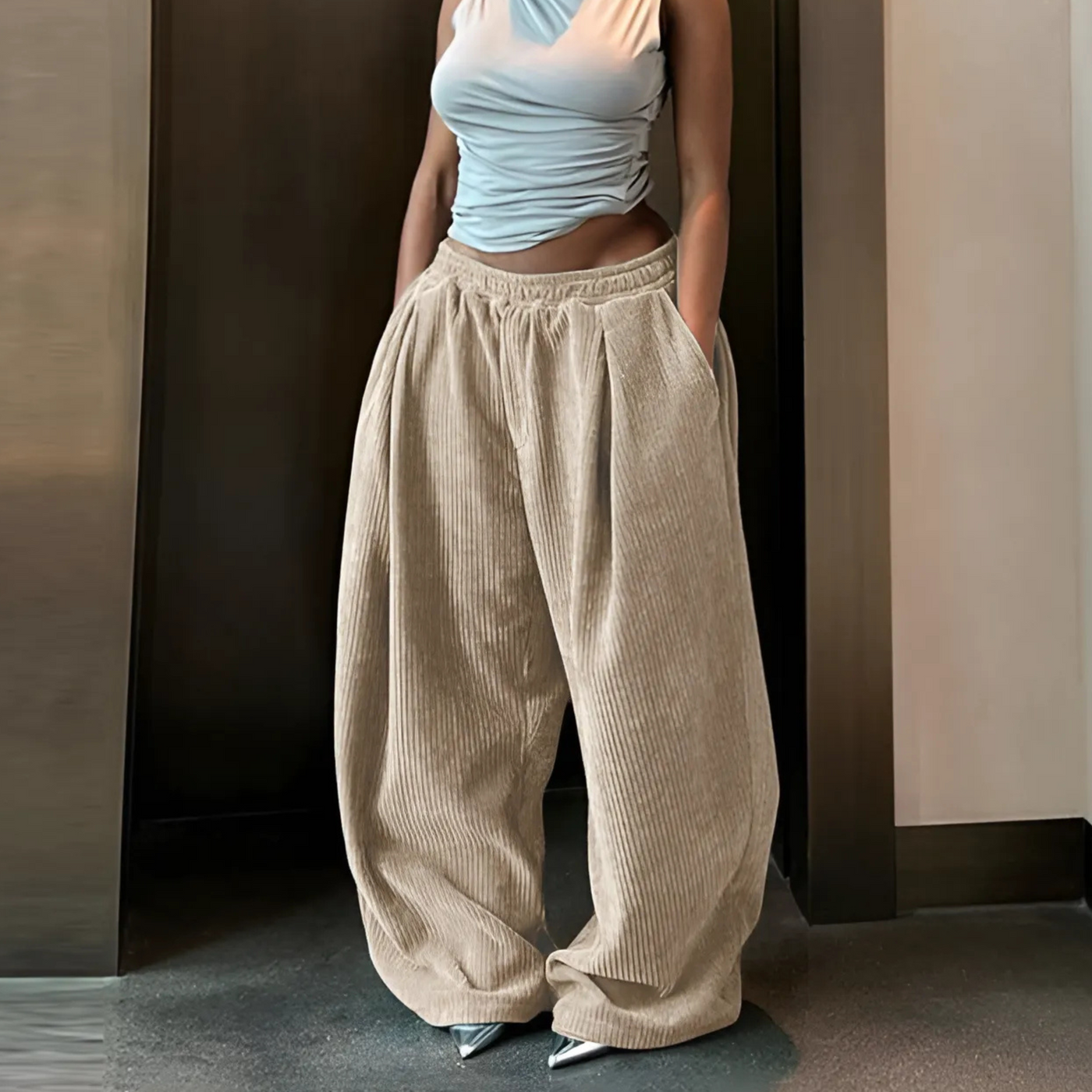 RAMY™ - Casual High Waist Wide Leg Pants