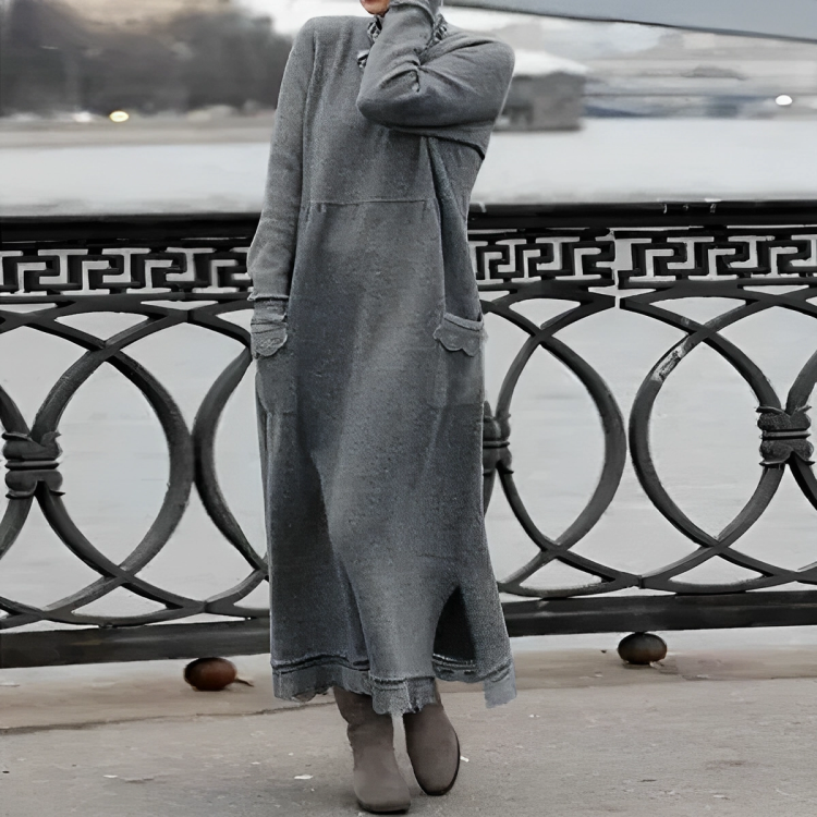 Katie – Refined Cozy Seasonal Dress