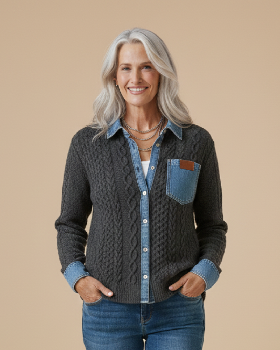 Sky Stylish Casual Sweater Shirt