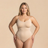 LEVRE Smooth Thong Bodysuit Nude