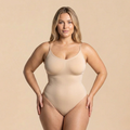 LEVRE Smooth Thong Bodysuit Nude