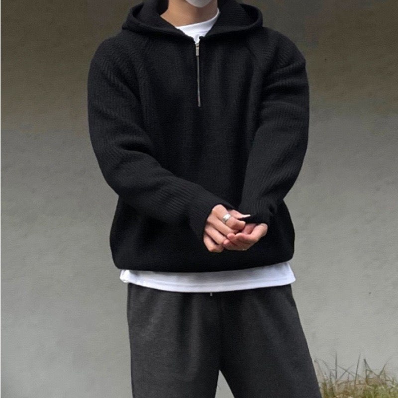 SEMI ZIP HOODIE