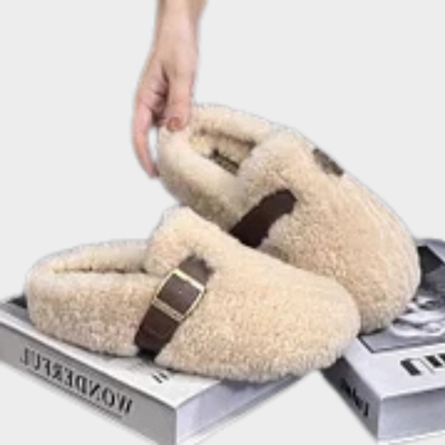 Elara | Warm Fluffy Loafers