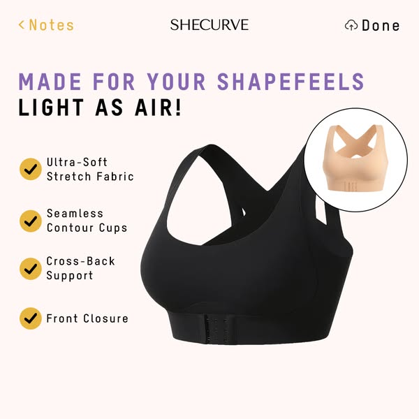 LEVRE Posture-Perfect Wireless Bra