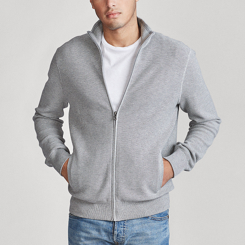 ZIPPED CARDIGAN