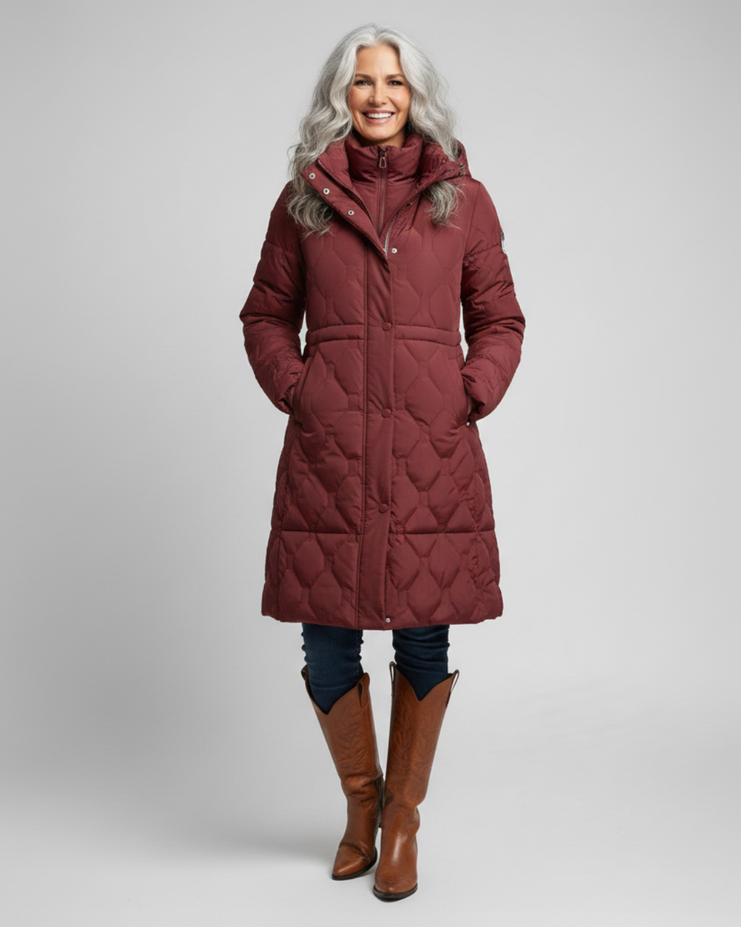 Ise | Longline Hooded Down Coat