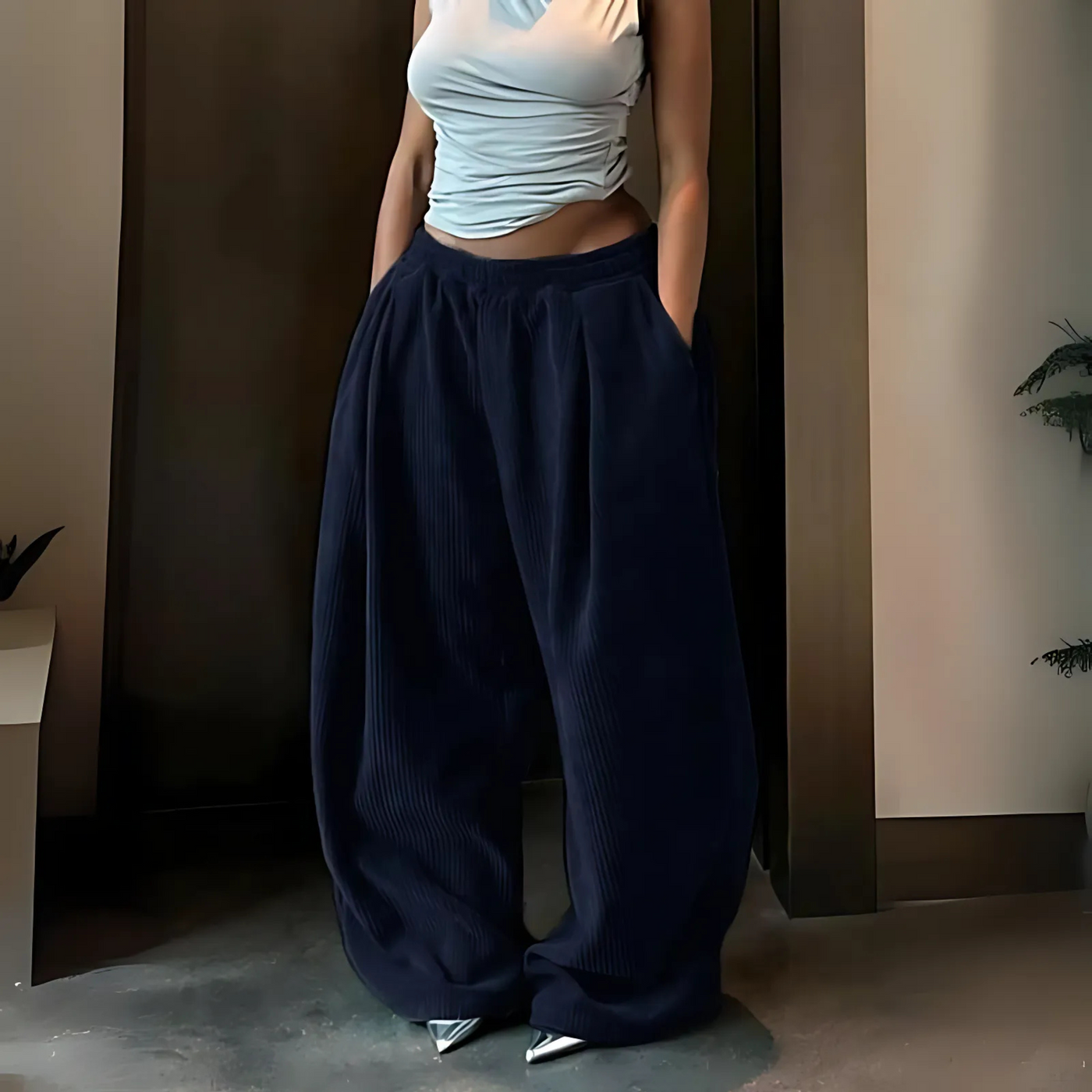 RAMY™ - Casual High Waist Wide Leg Pants