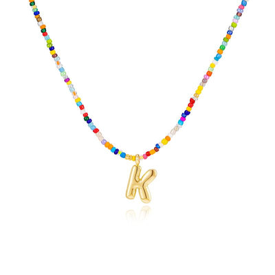 MACY™ - Colorful Bubble Letter Necklace