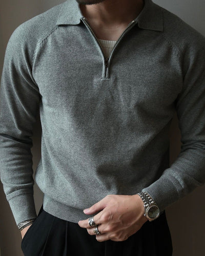 QUARTER ZIP POLO