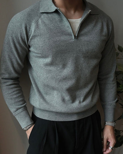 QUARTER ZIP POLO