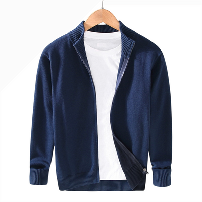 ZIPPED CARDIGAN