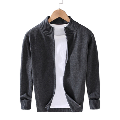 ZIPPED CARDIGAN