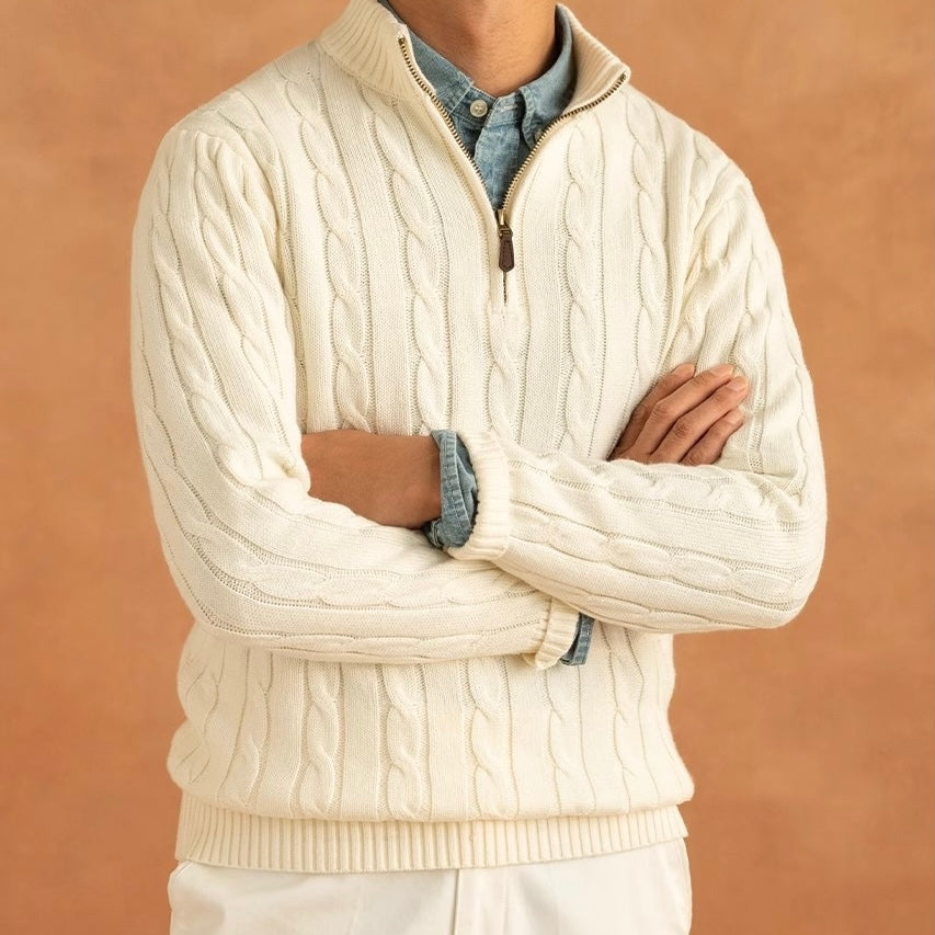 ZIPPED SWEATER