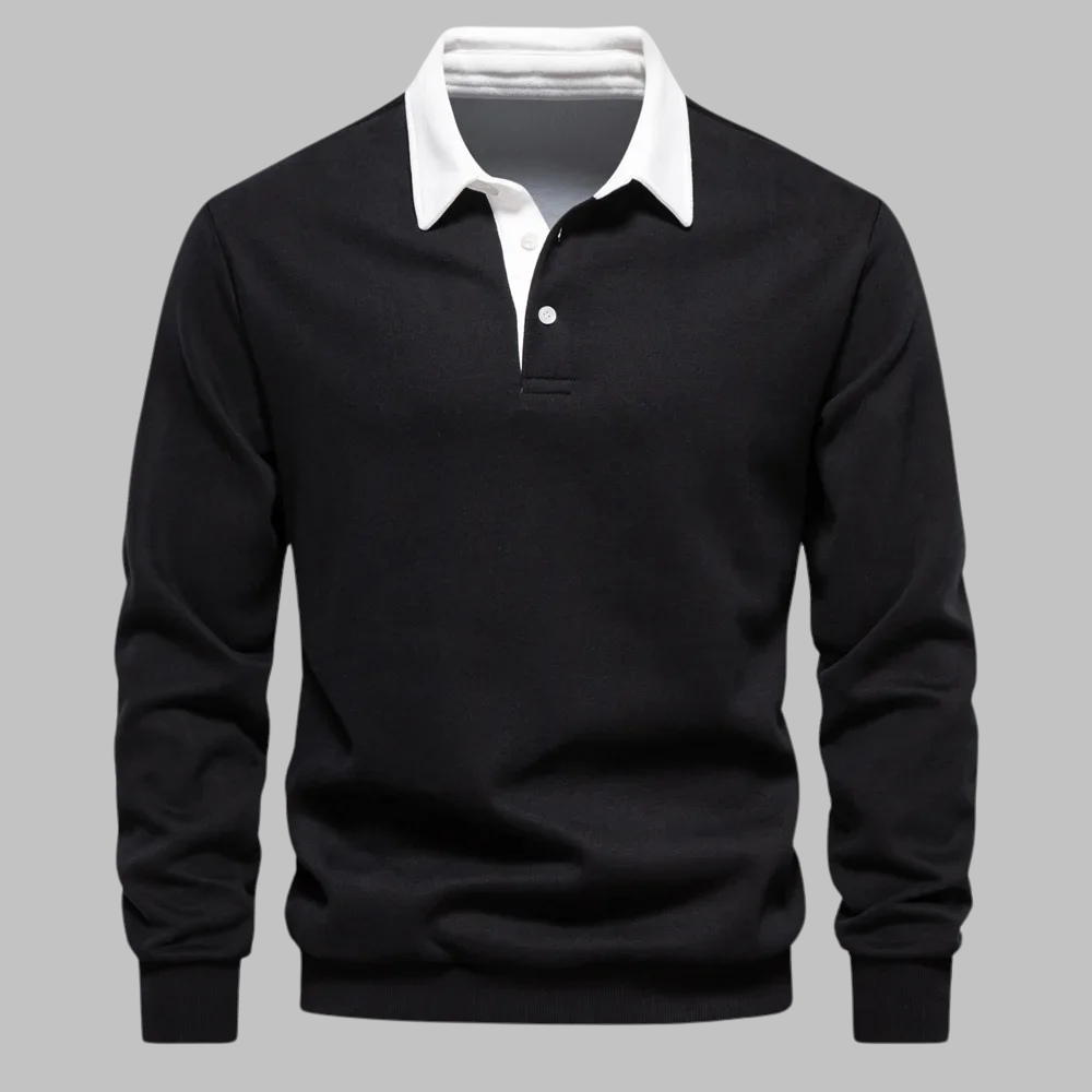 James Polo Collar Sweater