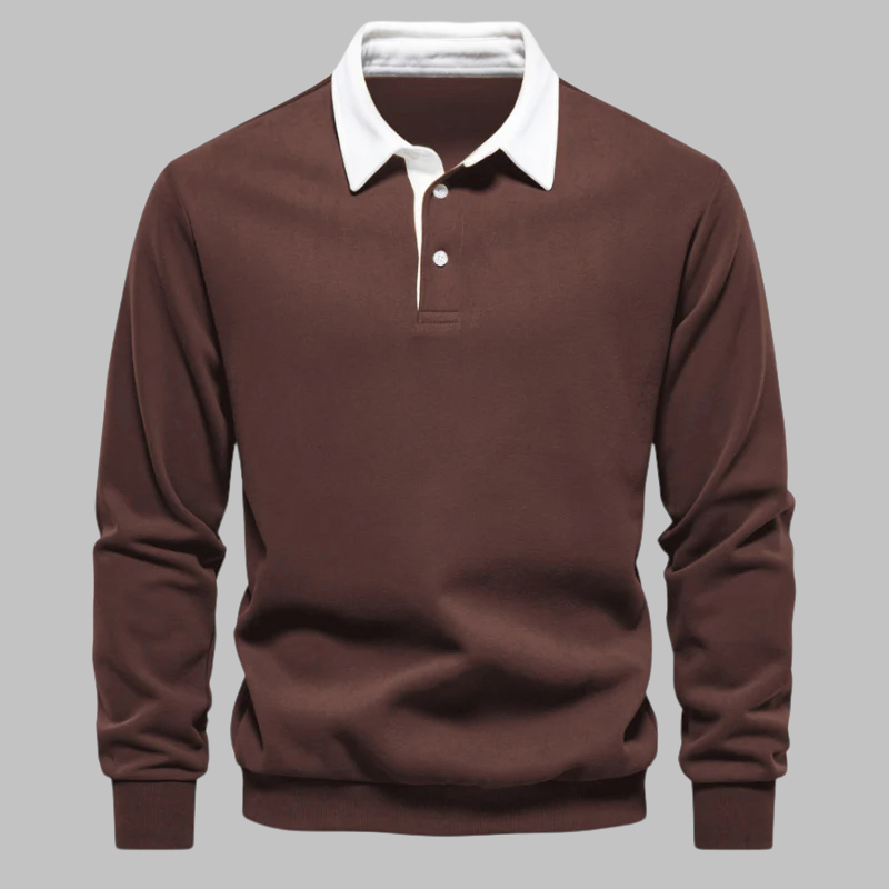 James Polo Collar Sweater