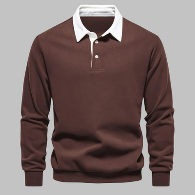 James Polo Collar Sweater