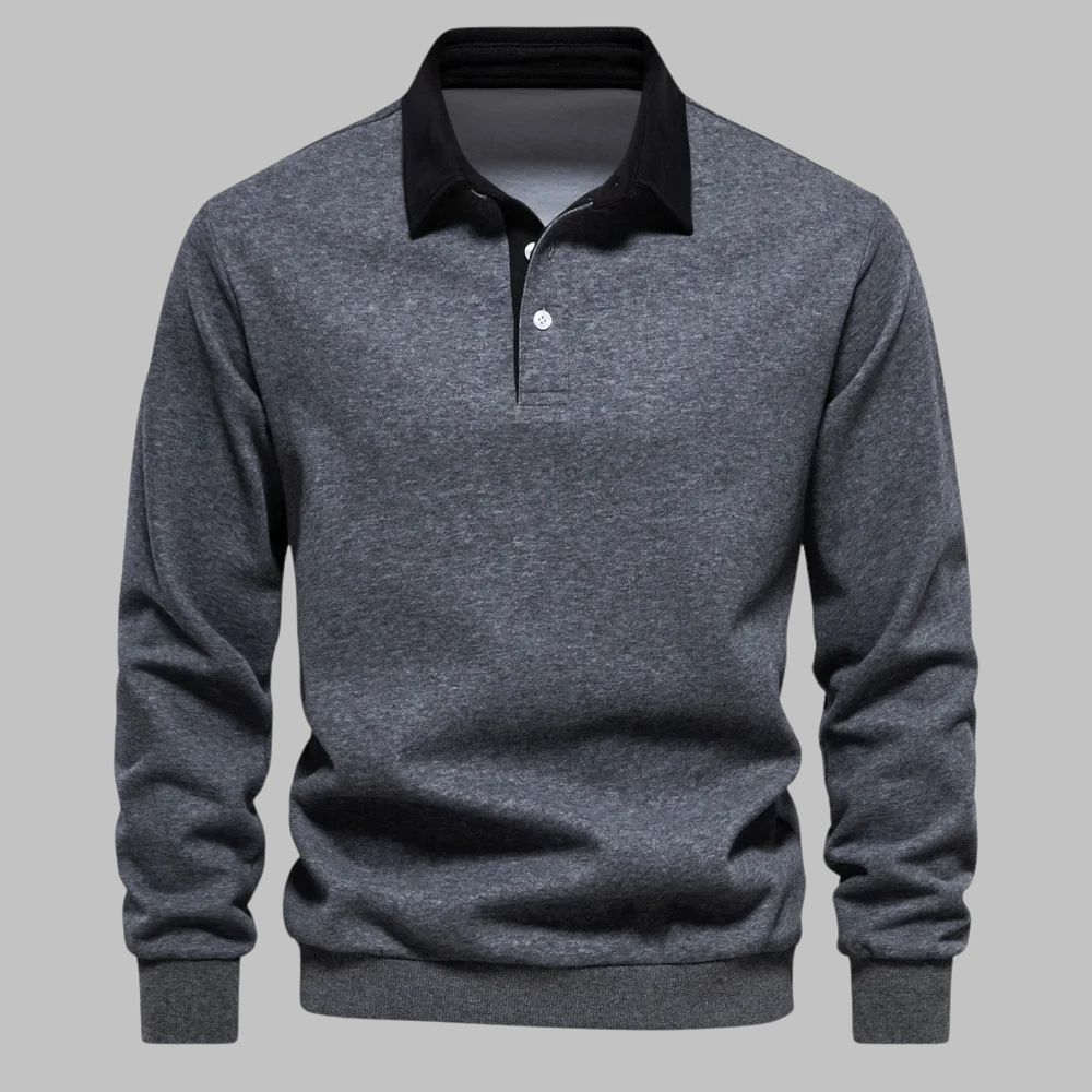 James Polo Collar Sweater