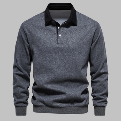 James Polo Collar Sweater