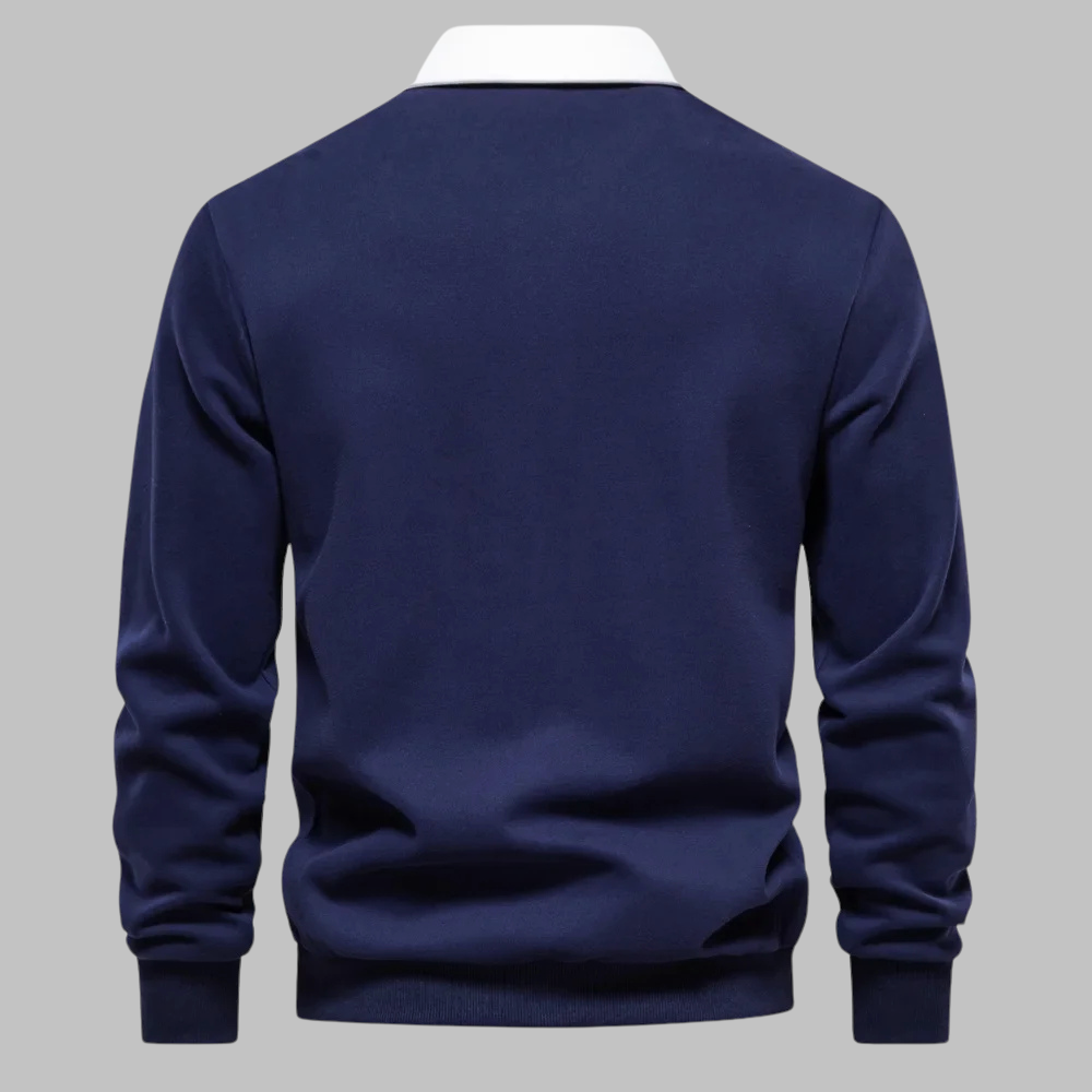 James Polo Collar Sweater