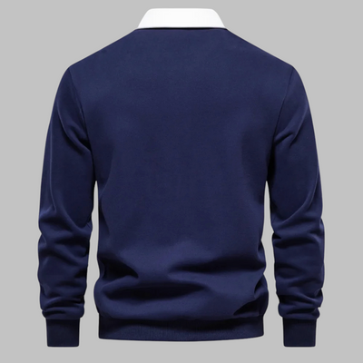 James Polo Collar Sweater