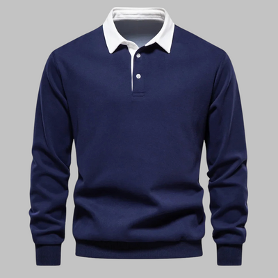 James Polo Collar Sweater