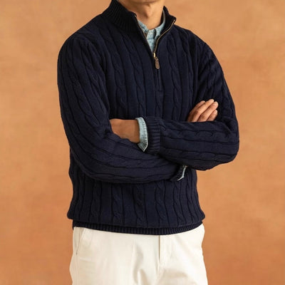 ZIPPED SWEATER