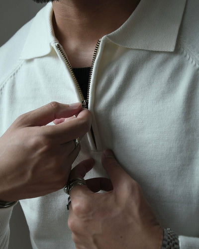 QUARTER ZIP POLO
