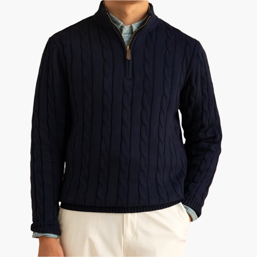 ZIPPED SWEATER