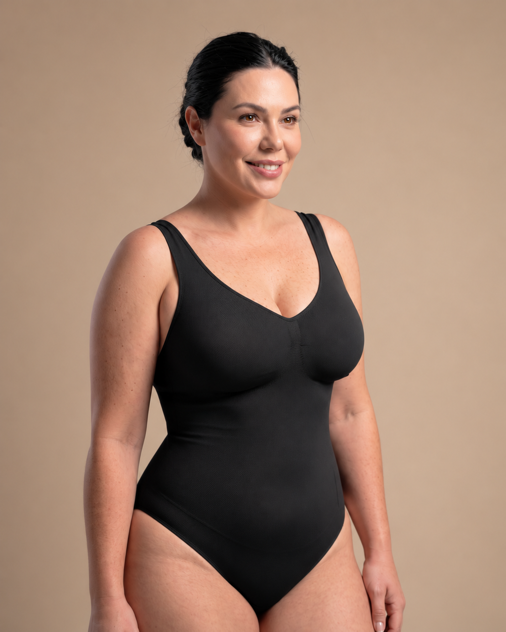 LEVRE Shapewear V-Neck Bodysuit