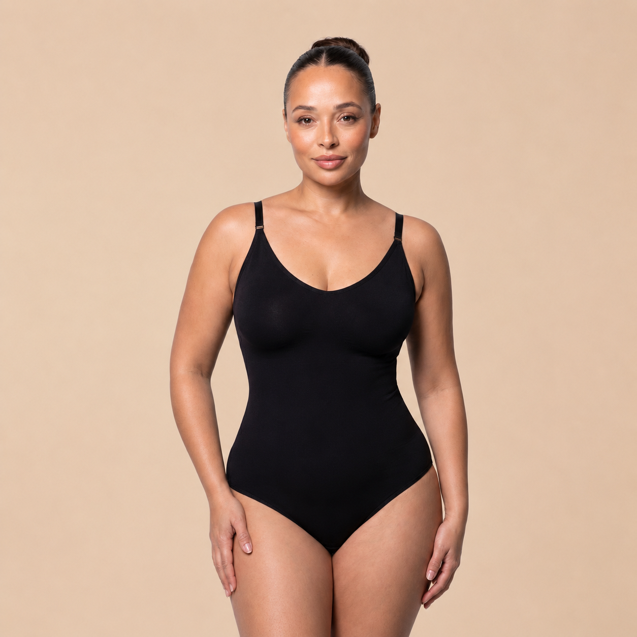 LEVRE Smooth Bodysuit Black
