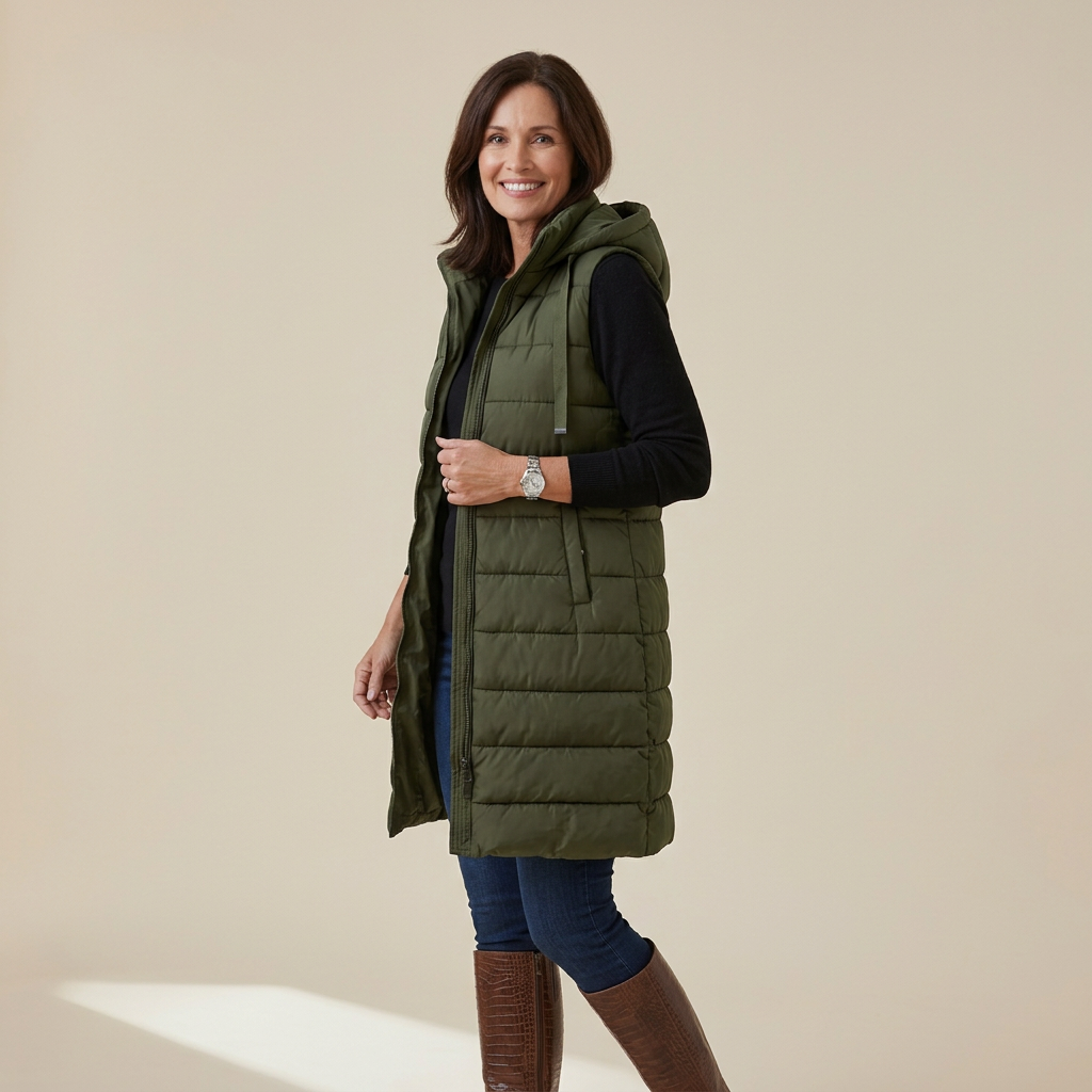 Long Puffer Vest